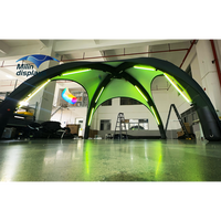 Tente gonflable personnalisée 20x20 pieds avec impression de qualité supérieure, cabine photo 360° scellée à l'air avec caméra, étanche et facile à installer