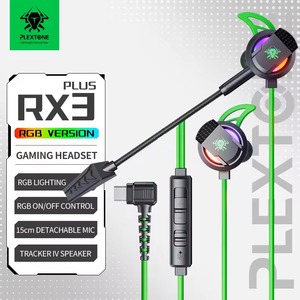 Newest Private Mold Type-c RGB Flash <b>Light</b> Wired Headset Dual Mic <b>Gaming</b> Stereo Earphone - Product Image 4