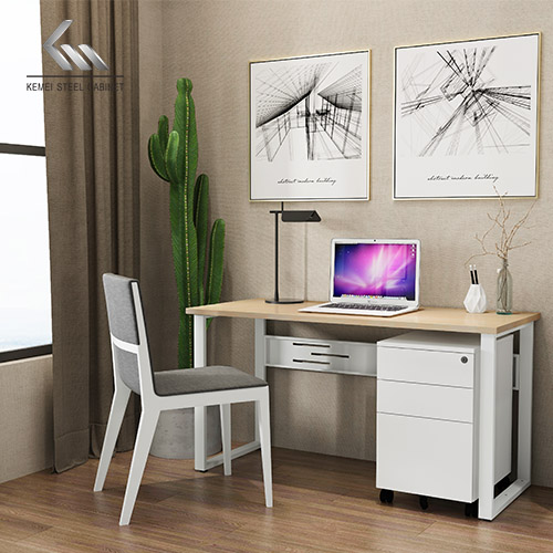 Moderne Stahl Schreibtisch escritorio einfache kommerzielle Metall Tisch möbel für Home Office
