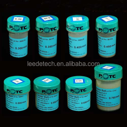 Cheap Price Motherboard Repair Machine 25000Pcs/Bottle Bga Balls Lead Free 0.5mm
