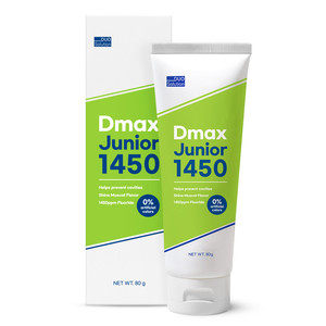 Dmax Junior 1450ppm Fluoride Free <b>Toothpaste</b> for Children Anti-Cavity Protection Home Sensitive Teeth Protection Fresh Breath - Product Image 1
