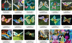 Momovalley 74CM <span class=keywords><strong>Drone</strong></span> Papillon Mobile Spectacle Lumineux LED Étanche IP65 Décoration Extérieure pour Scène d'Événement Toile de Fond Usage Commercial - Product Image 5