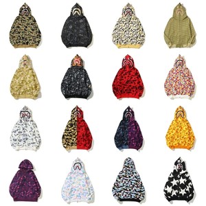 2025 người đàn ông hợp thời trang bapees hoodie 1: 1 phiên bản cao sharke hoodie1: 1 tắm APE thiết kế - Product Image 2