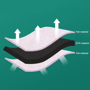 Cuscinetti Scorrevoli per <span class=keywords><strong>Mobili</strong></span> in Legno Nero+Marrone 3,5 Pollici Ecologici Durevoli Copriruote per Pavimenti in Legno Previene Graffi - Product Image 5