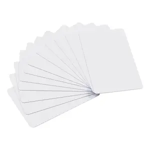 Blank PVC Cards Playing Card Plastic Cards For Drawing And DIY 30 Mil Graphic Quality White 3 Sets Customized Color OEM Welcomed