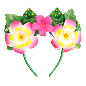 2025 नई गर्मियों की फैशन हैवीयन शैली प्लूरिया लड़कियों के बाल सहायक उपकरण गैसीसिन महिलाओं के लिए धनुष माउस कान हेडबैंड - Product Image 3