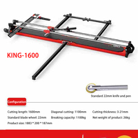 King - 1600 cortadora manual de azulejos herramienta de Corte para cortadoras manuales de azulejos de alta precisión para azulej