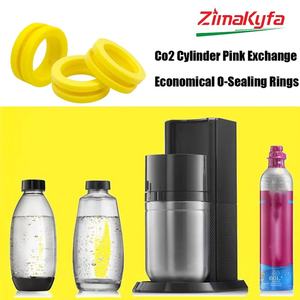 Juntas tóricas para máquina de refrescos, 3 unidades, para cilindros de CO2, compatibles con nuevas máquinas de refrescos y cilindros rosas - Product Image 3