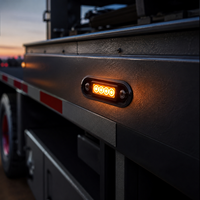 Feu de position latéral à 4 LED avec lentille fumée L2643 12V 24V pour camion lourd et remorque