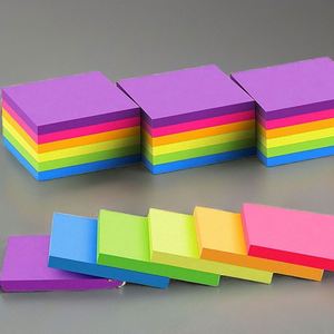 Paquete de 6 Notas Adhesivas Cuadradas de 3 x 3 Pulgadas, Coloridas y Brillantes, con Alta Adhesividad y Súper Poder Adhesivo - Product Image 2