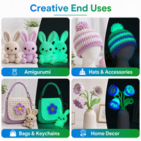 Fil lumineux rechargeable par la lumière du soleil, fil phosphorescent pour chapeaux, vêtements de rave, accessoires et design de mode créatif, vente en gros