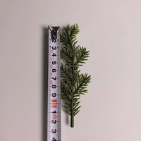 Aiguilles de pin de Noël en plastique YL, haute simulation, écologiques, légères, durables, pour décoration murale extérieure