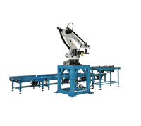 Paletizador Robótico Automático para Cajas y Cubetas de Plástico, Línea de Producción de Paletización, Brazo Robótico de Alta Eficiencia