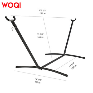 Hamac suspendu portable Woqi Outdoor Rainbow, simple ou double, pour le camping, avec support, en polyester, capacité 250 lb - Product Image 4