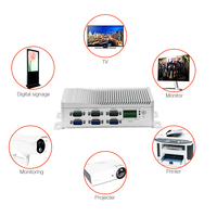 Mini PC Industrial a Precio de Fábrica, I3 I5 I7 con Diseño sin Ventilador, 6 Puertos COM RS485 y Soporte 4G para la Industria 4.0