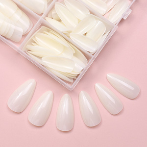 Haute qualité 120-Boxed Press-On <span class=keywords><strong>ongles</strong></span> conseils doux <span class=keywords><strong>couleur</strong></span> unie conception française demi-<span class=keywords><strong>faux</strong></span> <span class=keywords><strong>ongles</strong></span> <span class=keywords><strong>pour</strong></span> les doigts <span class=keywords><strong>ongles</strong></span> artificiels - Product Image 3