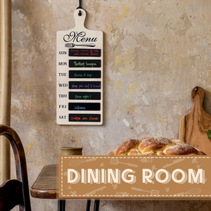 <span class=keywords><strong>Tableau</strong></span> de planification de menu en bois pour cuisine avec 7 marqueurs et serviette, planificateur hebdomadaire <span class=keywords><strong>mural</strong></span> pour salle à manger et décoration intérieure - Product Image 3