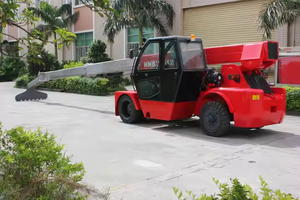 HNTR4015 4t teleskopik Forklift Telefon berputar panjang Boom Handler - Product Image 6