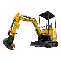 Utilisé Meilleur Bas Prix 1Ton 2Ton Atv Seau Tractopelle Remorquable Super Micro Plus Petit 1Ton Crawler Mini Pelles De Vente Prix