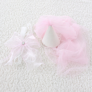 Vente en gros de chapeaux et nœuds papillon pour chiens, accessoires de mariage, voile, mariée, fête d'anniversaire - Product Image 5