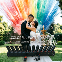 Déclencheur personnalisable pour fontaine froide pyrotechnique, en forme d'éventail, avec fumée colorée, pour mariage, célébration en extérieur, révélation du sexe