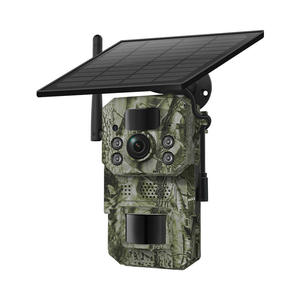 GPS 4G HD 3MP CMOS panel năng lượng mặt trời Trail Camera Pan-Tilt góc rộng PIR phát hiện chuyển động tầm nhìn ban đêm ai nhận dạng động vật đám mây - Product Image 2