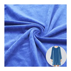 Priced to Sell Brushed Polar Fleece Fabric Printing Customization Cvc Velour for Garment Knit Polyester Fleece Hoodie Fabric