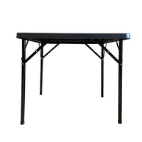 Tables pliantes en plastique HDPE de 86CM de conception moderne Offre Spéciale pour des banquets extérieurs