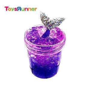 Colorful Mermaid Tail Fishbowl Beads Glitter Accessories Sequins Crystal Mud Putty <b>Slime</b> - Product Image 2