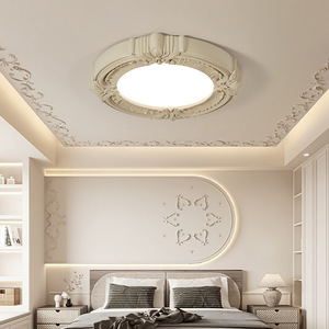 Lámpara de Techo de Estilo Nórdico Minimalista Moderno para Dormitorio Principal, Lámpara de Techo de Estilo Francés Retro para Sala de Bodas, Encanto Romántico de Estilo Antiguo - Product Image 5