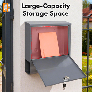 ตู้ไปรษณีย์ติดผนังบ้านแบบไทย สแตนเลสกันน้ำ ป้องกันการโจรกรรม เคลือบสีฝุ่น รับผลิตตามสั่งขายส่ง - Product Image 2