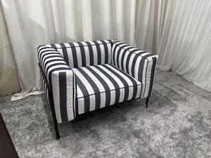 Muebles Disen para Exteriores, Sofá Individual con Estructura Metálica, Sofá de Jardín Impermeable, Conjunto de Sofás para Exteriores - Product Image 3