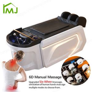 Salón de lujo Lavado de cabello Champú Mesa Thai Masaje eléctrico Cabeza Spa Cama - Product Image 4