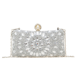 Venta caliente Shinny Mujer Explosivo Diamante Incrustado Bolsa Cena Señoras Moda Banquete Vestido Bolso de noche - Product Image 1