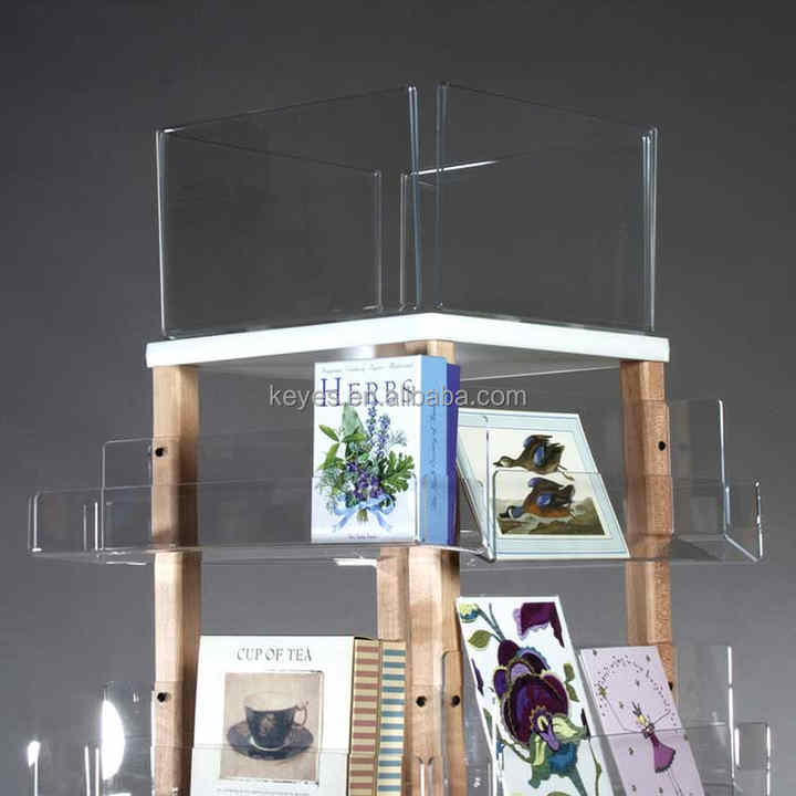Customized Greeting Card Display Stands - Wood & Acrylic