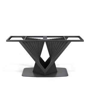 Chất Lượng Cao Cấp Nhân Đôi Không Gỉ Chân Không Tiêu Chuẩn Hình Dạng Độc Đáo Kim Loại Bảng Cơ Sở Vuông Bàn Ăn Cơ Sở Chỉ Cho Granite Top - Product Image 5