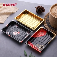KARYO 1105 Emballage alimentaire en plastique blister jetable de haute qualité Paquet de sushi à emporter Boîte à emporter pour supermarché