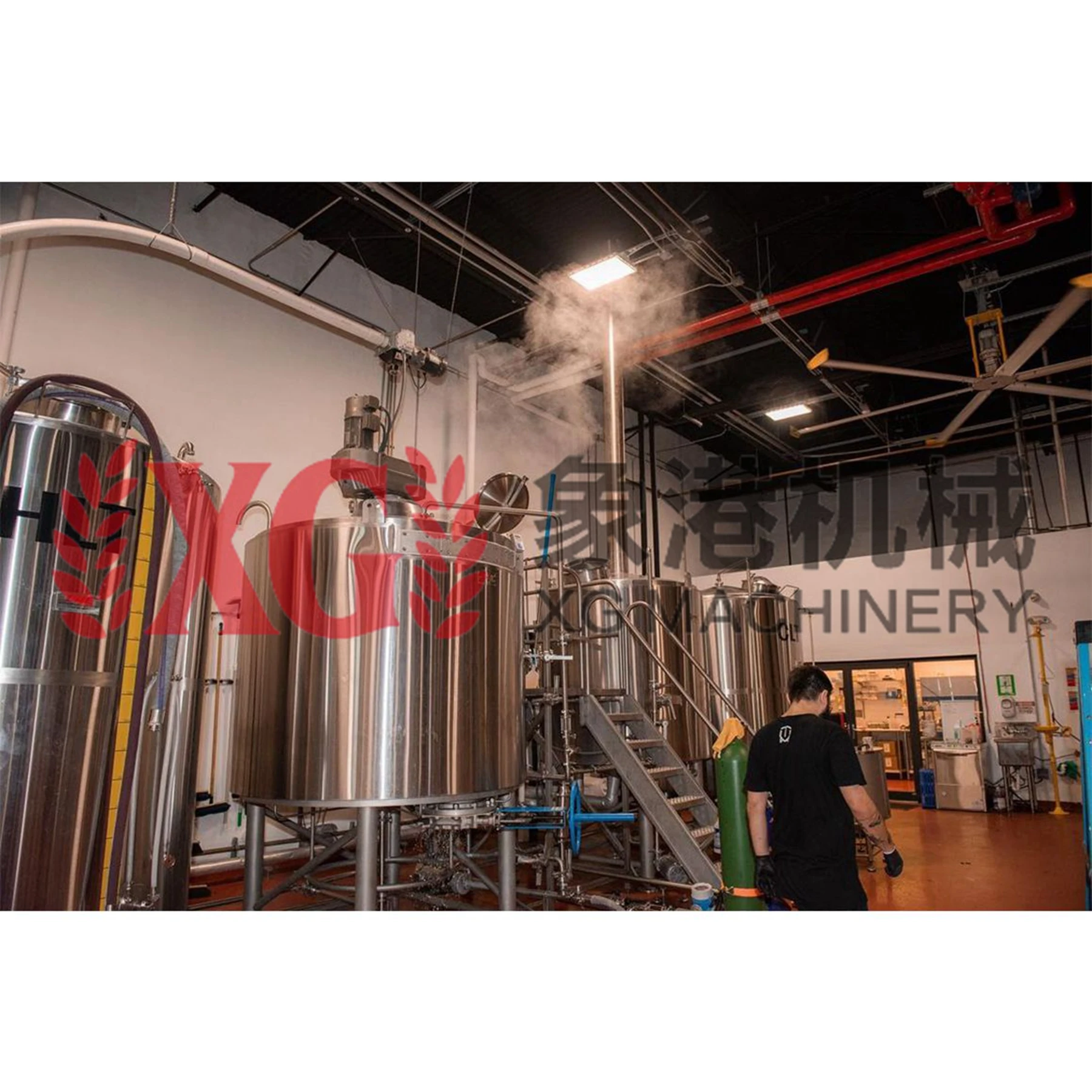 15 bbl 1800l типичный 2 сосудов паровой полуавтоматическая Пивоваренная система для продажи