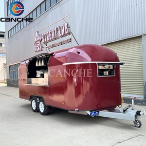 Custom Street Stainless Steel Mobile <b>Seafood</b> Fast Food Trailers Fully Equipped Multifunctional Pizza Food Trucks Full <b>Snack</b> Food - Product Image 3