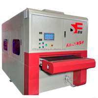 Machine de débavurage automatique numérique à double bande pour tôles fines en acier, 70,3 kW, avec double abrasif