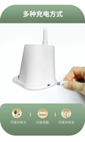 Lámpara de Mesa LED Funcional con Control Táctil, 5V 160lm 80Ra, Luz de Escritorio para Sala de Lectura, Diseño Moderno, AC DC, Hogar y Oficina