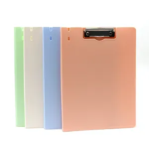 A4 File Folder lembut klip untuk tes kontrak kertas File Organizer penyimpanan Folder Plastik folder a4