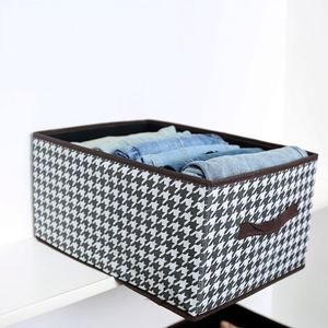 Washable <b>Wardrobe</b> Drawer Organizer Closet Storage <b>Box</b> for Clothing Jeans Underwear Organizer for Efficient Closet Space Use - Product Image 1