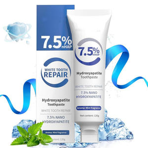 7.5% Hydroxyapatite <strong>Toothpaste</strong> for Enamel Repair &amp; Remineralization - for Sensitive Teeth &amp; Whitening - Product Image 2
