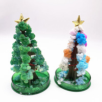 Décorations de Festival, bricolage amusant, arbre de croissance en cristal, cadeau, jouets pour enfants, papier magique, arbre de noël
