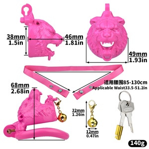 Tienda de Artículos BDSM, Anillo de Castidad Masculino de Acero Inoxidable, 4 Tamaños, Jaula de Castidad Masculina, Anillo para Pene con Cierre Metálico Estándar - Product Image 2