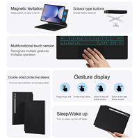 Étui de Clavier Rétroéclairé Fin de Luxe pour Samsung Galaxy Tab S11 S10 S9 Ultra 14.6 Pouces 2025 2024 2023