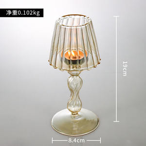 Candelabro de cristal Chapado en plata Retro creativo, candelabro, decoración del hogar, lámpara de mesa para el Día de San Valentín - Product Image 5