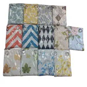 Bán buôn sẵn sàng in Linen cửa sổ cho phòng khách giá rẻ phòng ngủ hiện đại nhà bếp rèm treo lên thiết kế rèm cửa - Product Image 1