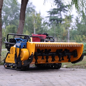 Remote Controlled Agricultural Flail Mower Pro Tracked <b>Grass</b> <b>Cutting</b> <b>Machine</b> 80cm 100cm Width for Vegetation Maintenance - Product Image 2